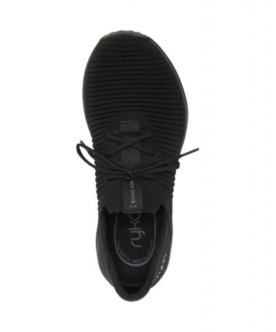 Women's Echo Knit Fit Slip-ons Black $51.99 Shoes