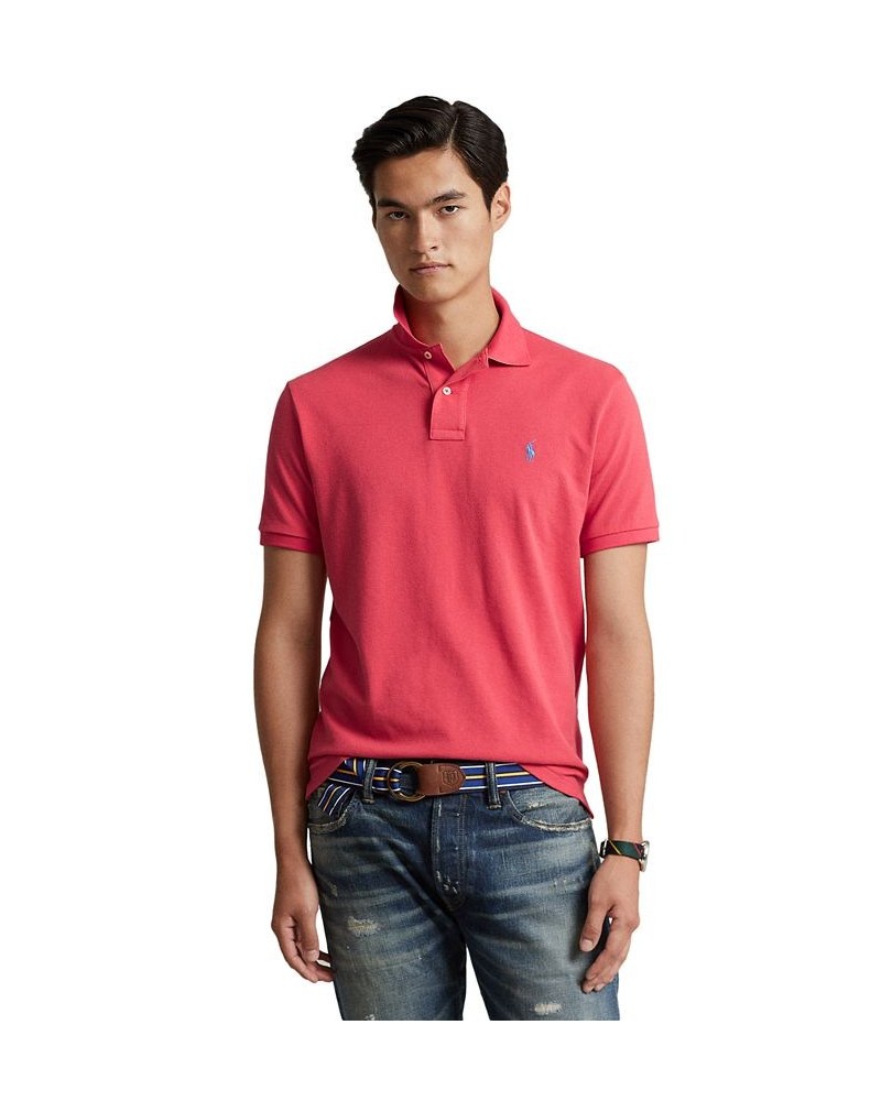 Men's Custom Slim Fit Mesh Polo Shirt PD01 $38.40 Polo Shirts