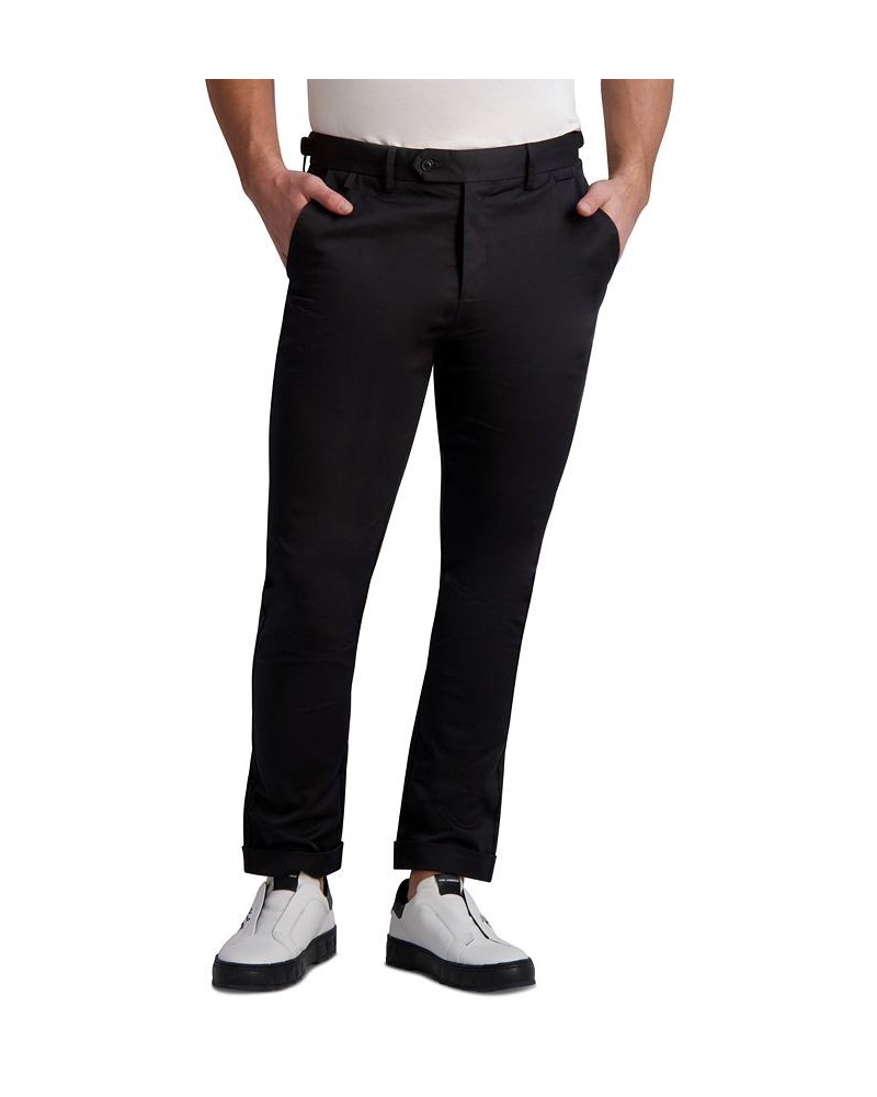 Men's Slim-Fit Stretch Chino Pants Black $68.04 Pants