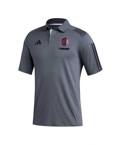 Men's Gray St. Louis City SC 2023 On-Field Training Polo Shirt $26.00 Polo Shirts