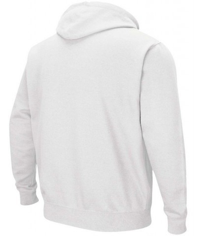 Men's White Alabama Crimson Tide Arch and Logo 3.0 Pullover Hoodie $18.80 Sweatshirt