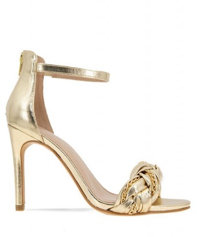 Women's Isabel Braided Sandal Ivory/Cream $55.93 Shoes