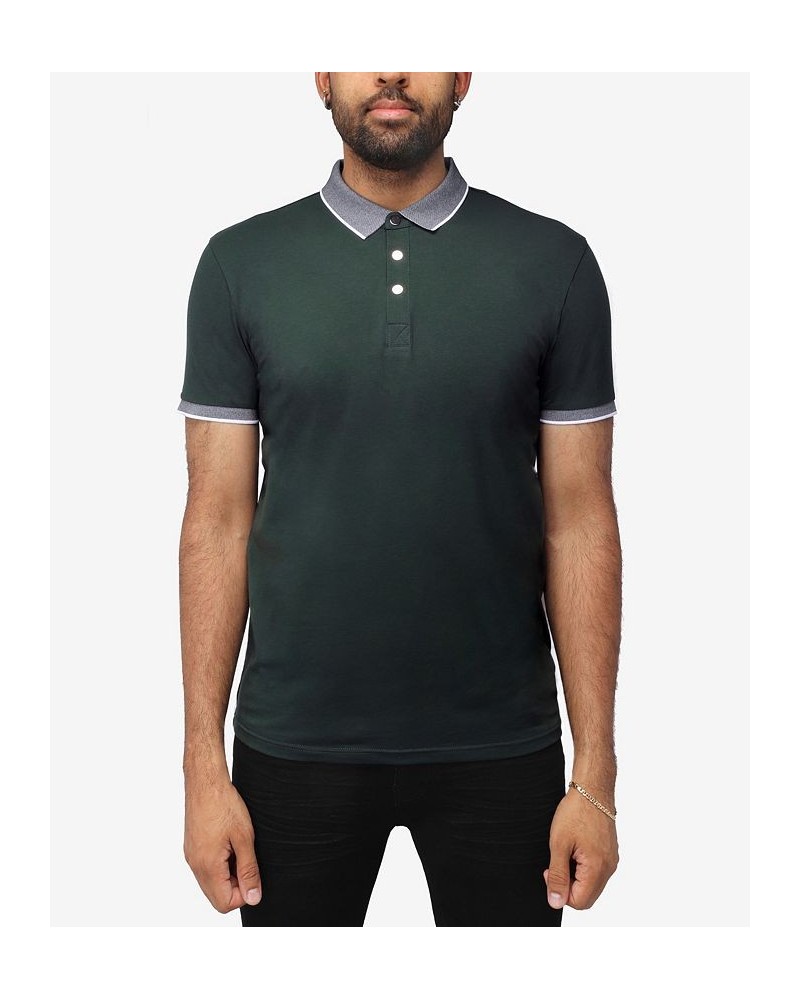 Men's Basic Comfort Tipped Polo Shirt PD09 $23.10 Polo Shirts