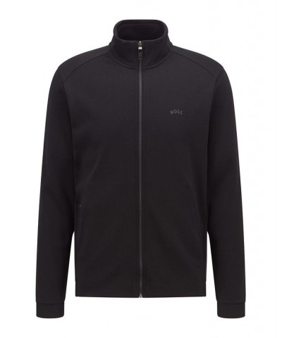 BOSS Men's Zip-Up Sweatshirt Black $60.16 Sweatshirt