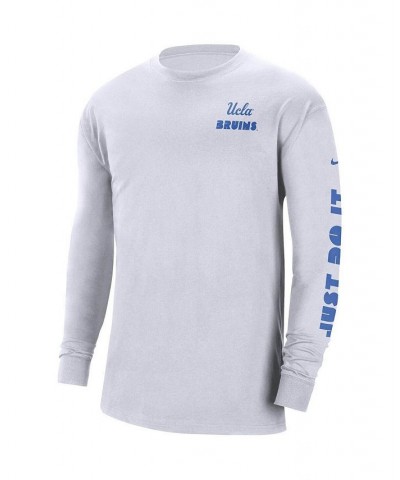 Men's White UCLA Bruins Heritage Max 90 Long Sleeve T-shirt $23.84 T-Shirts