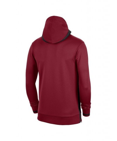 Men's Red Miami Heat Authentic Showtime Performance Full-Zip Hoodie $52.92 Sweatshirt