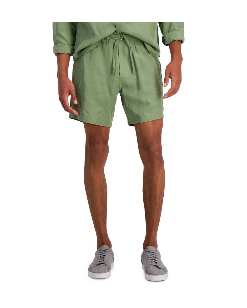 Men's Classic-Fit Solid 5" Drawstring Shorts Green $31.80 Shorts