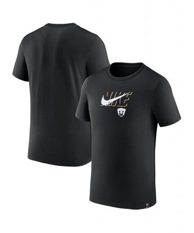 Men's Black Pumas Swoosh Club T-shirt $26.09 T-Shirts