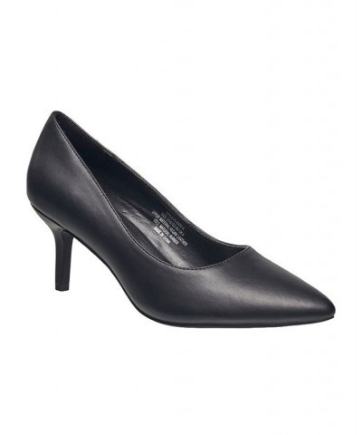 Women's Kate Classic Pointy Toe Stiletto Pumps Black $20.97 Shoes