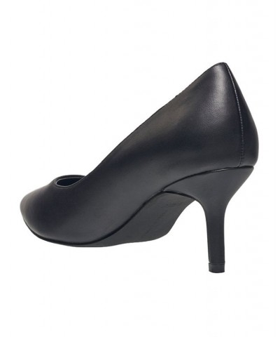 Women's Kate Classic Pointy Toe Stiletto Pumps Black $20.97 Shoes