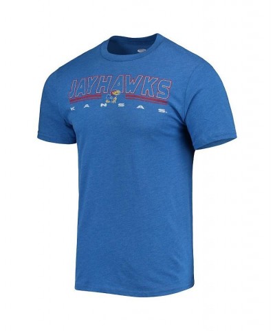 Men's Heathered Charcoal, Royal Kansas Jayhawks Meter T-shirt and Pants Sleep Set $36.39 Pajama