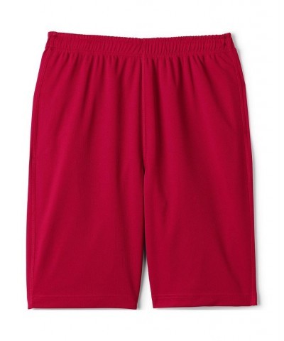 School Uniform Men's Mesh Gym Shorts Red $19.11 Shorts