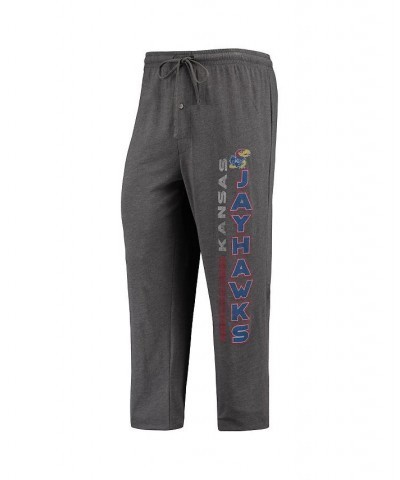 Men's Heathered Charcoal, Royal Kansas Jayhawks Meter T-shirt and Pants Sleep Set $36.39 Pajama