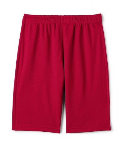 School Uniform Men's Mesh Gym Shorts Red $19.11 Shorts