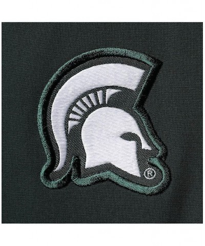 Men's Green Michigan State Spartans 2021 Coaches Short Sleeve Quarter-Zip Jacket $33.47 Jackets