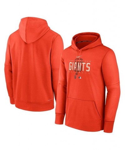 Men's Orange San Francisco Giants Authentic Collection Pregame Performance Pullover Hoodie $44.65 Sweatshirt