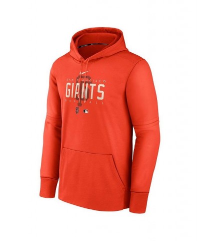 Men's Orange San Francisco Giants Authentic Collection Pregame Performance Pullover Hoodie $44.65 Sweatshirt