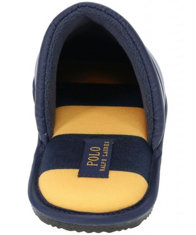 Men's Klarence Quilted Scuff Slipper Blue $37.10 Shoes