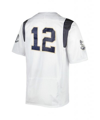 Men's 12 White Navy Midshipmen Premier Limited Jersey $52.20 Jersey