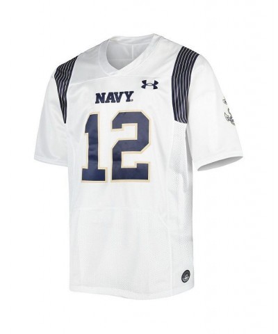 Men's 12 White Navy Midshipmen Premier Limited Jersey $52.20 Jersey