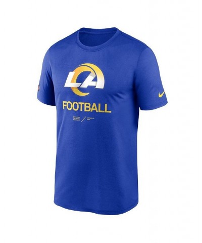 Men's Royal Los Angeles Rams Infographic Performance T-shirt $21.50 T-Shirts