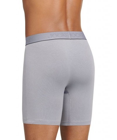 Men's Chafe Proof Pouch Cotton Stretch 7" Boxer Brief - 3 Pack PD02 $12.52 Underwear