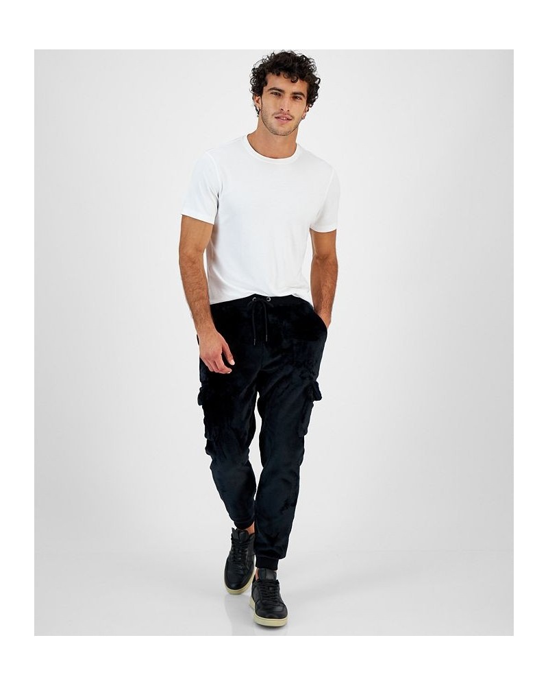 I.N.C. International Concepts Men's Regular-Fit Ribbed Velour Cargo Joggers PD01 $15.52 Pants