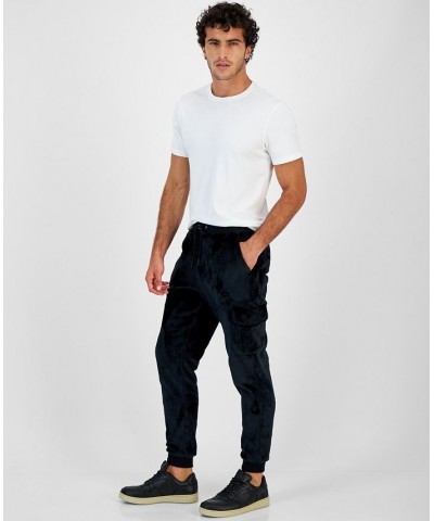 I.N.C. International Concepts Men's Regular-Fit Ribbed Velour Cargo Joggers PD01 $15.52 Pants