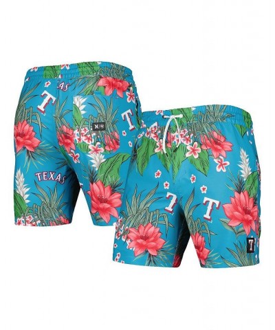 Men's x '47 Brand Blue Texas Rangers Cannonball Tropics Swim Shorts $20.91 Swimsuits