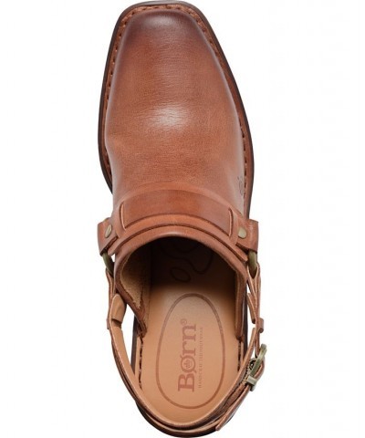 Women's Hudson Comfort Clogs Cognac Brown Leather $37.40 Shoes