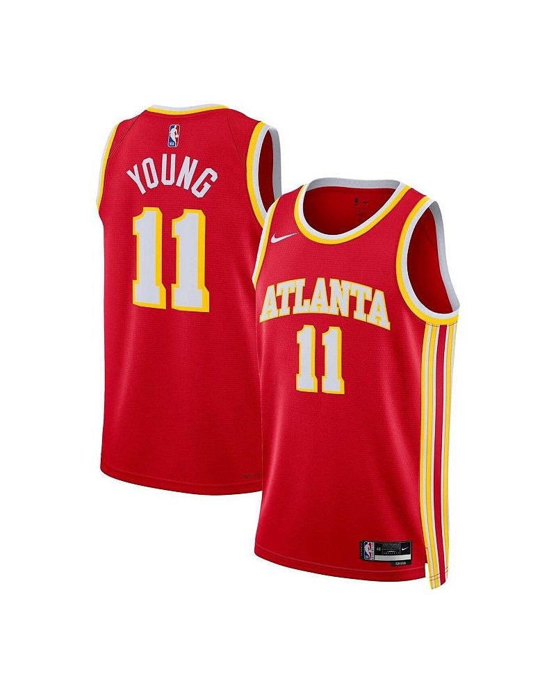 Men's and Womne's John Collins Red Atlanta Hawks 2022/23 Swingman Jersey - Icon Edition $44.00 Jersey