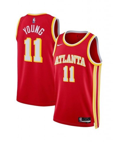 Men's and Womne's John Collins Red Atlanta Hawks 2022/23 Swingman Jersey - Icon Edition $44.00 Jersey