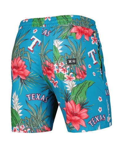 Men's x '47 Brand Blue Texas Rangers Cannonball Tropics Swim Shorts $20.91 Swimsuits