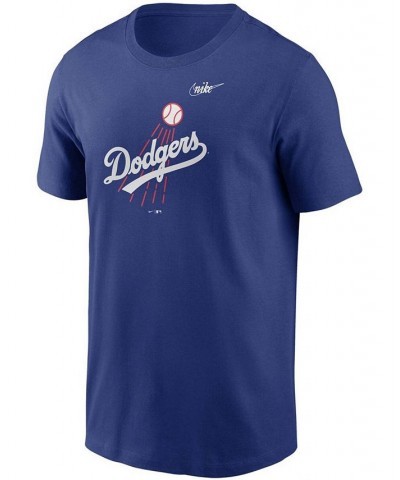 Men's Royal Los Angeles Dodgers Cooperstown Collection Logo T-shirt $22.50 T-Shirts