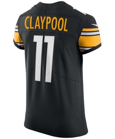 Men's Chase Claypool Black Pittsburgh Steelers Vapor Elite Player Jersey $110.40 Jersey