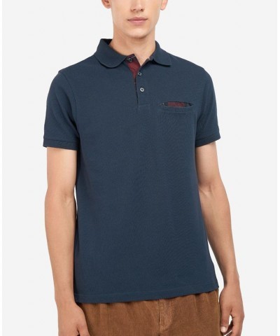 Men's Barwick Polo Blue $31.20 Polo Shirts