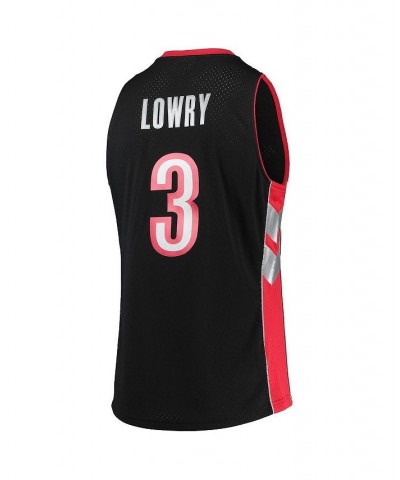 Men's Kyle Lowry Black Toronto Raptors Hardwood Classics Swingman Jersey $51.06 Jersey