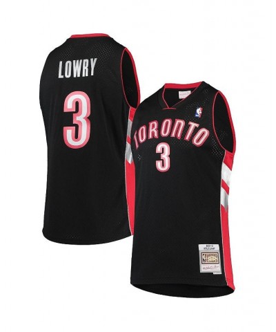 Men's Kyle Lowry Black Toronto Raptors Hardwood Classics Swingman Jersey $51.06 Jersey