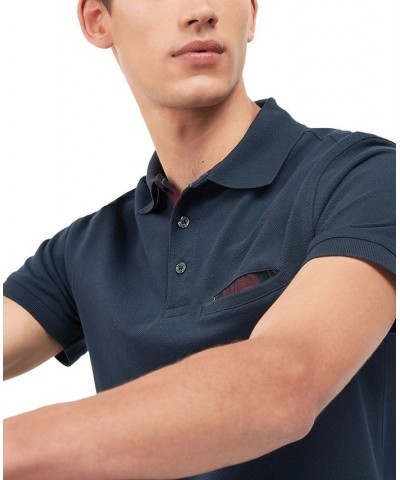 Men's Barwick Polo Blue $31.20 Polo Shirts