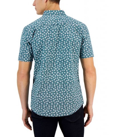 Men's Short Sleeve-Print Shirt PD03 $11.92 Shirts