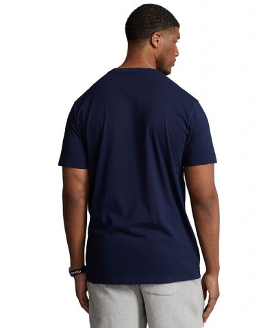 Men's Big & Tall Logo Jersey T-Shirt Blue $41.25 T-Shirts