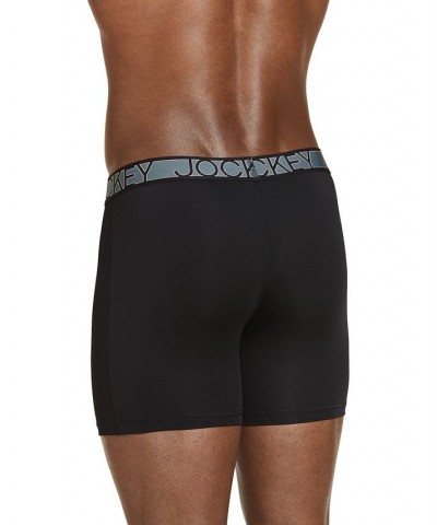 Microfiber Eco 5" Boxer Brief - 3 Pack Black $13.71 Underwear