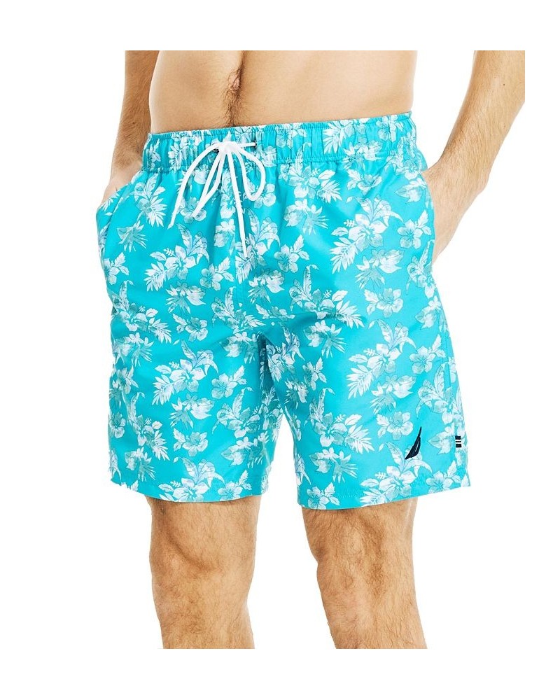 Men's Quick-Dry Floral-Print 8" Swim Trunks PD01 $24.28 Swimsuits