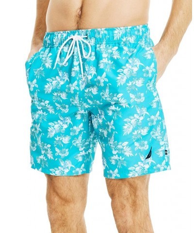 Men's Quick-Dry Floral-Print 8" Swim Trunks PD01 $24.28 Swimsuits