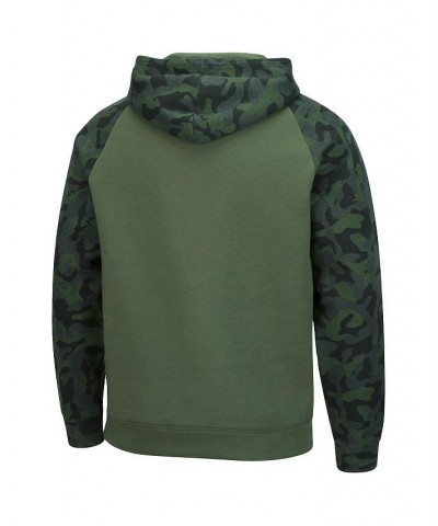 Men's Olive, Camo Louisville Cardinals OHT Military-Inspired Appreciation Raglan Pullover Hoodie $40.49 Sweatshirt