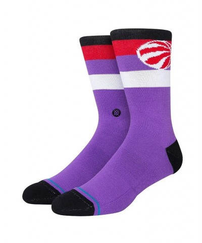 Men's Toronto Raptors Stripe Crew Socks $11.87 Socks