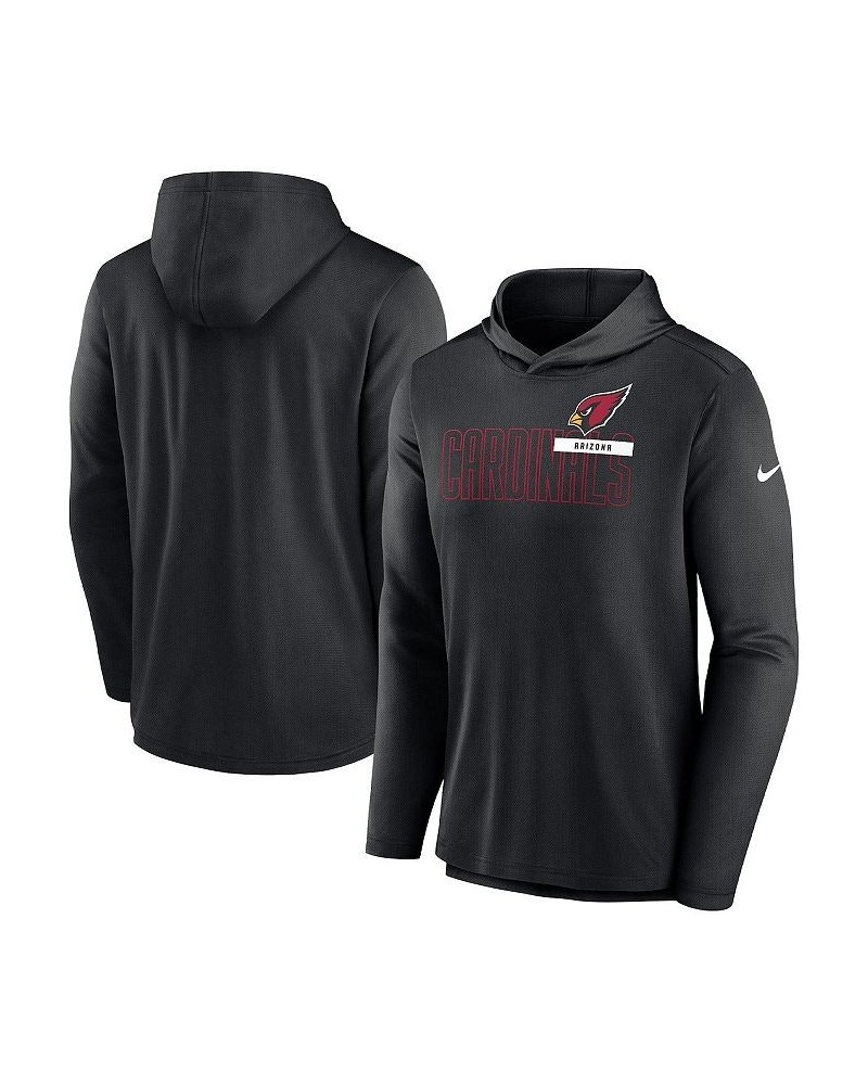 Men's Black Arizona Cardinals Performance Team Pullover Hoodie $30.00 Sweatshirt