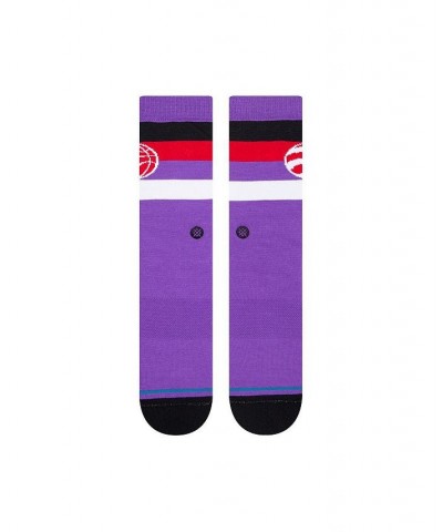 Men's Toronto Raptors Stripe Crew Socks $11.87 Socks