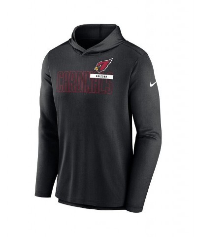 Men's Black Arizona Cardinals Performance Team Pullover Hoodie $30.00 Sweatshirt