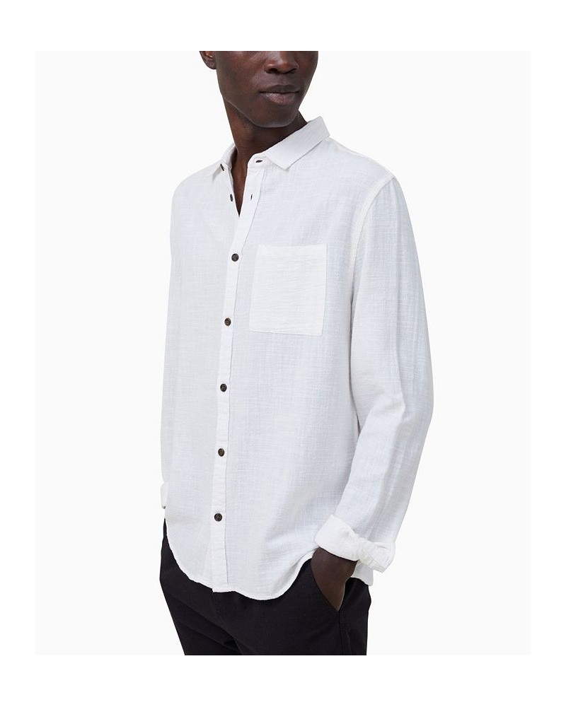 Men's Portland Long Sleeves Shirt White $24.60 Shirts